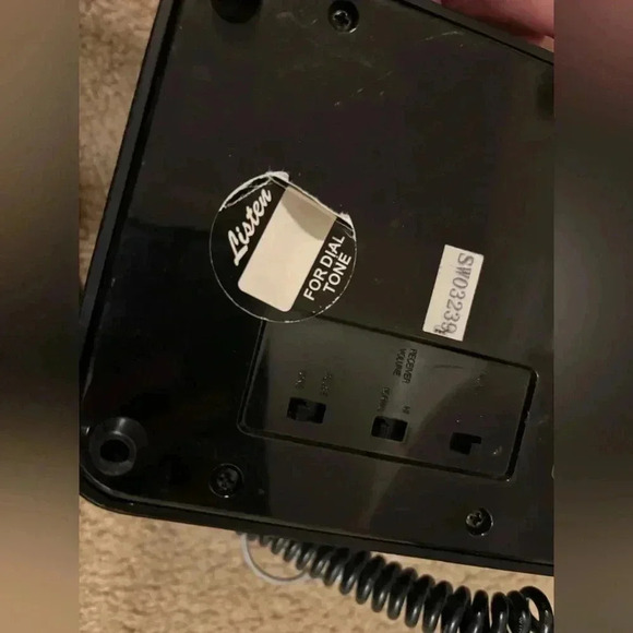 Black 50s Classic Desk Phone - Picture 7 of 10